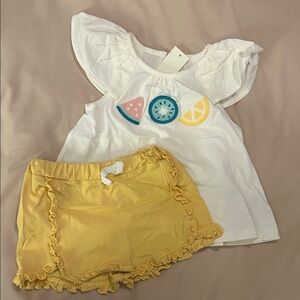 C&C California White and Yellow Kids Matching Set